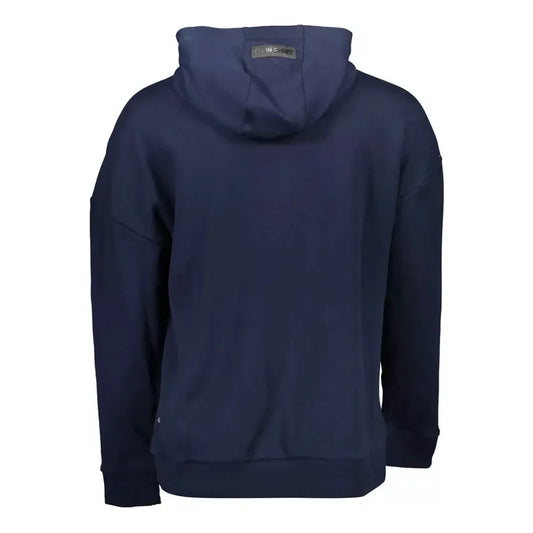 Plein Sport Blue Cotton Men Sweater Plein Sport