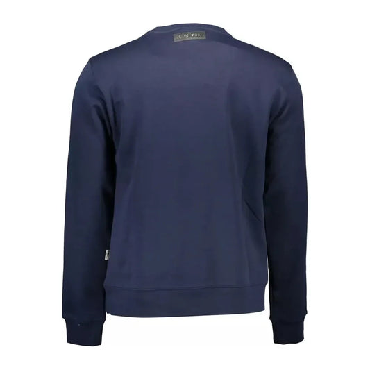 Plein Sport Athletic Blue Contrasting Sweatshirt Plein Sport