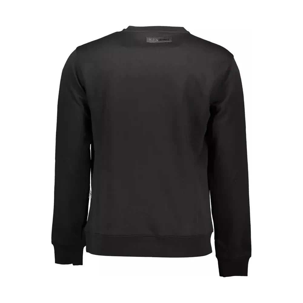 Plein Sport Black Cotton Men Sweater