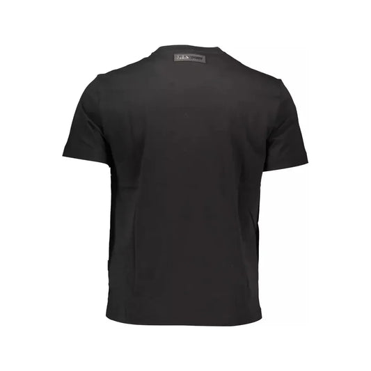 Plein Sport Sleek Cotton Crew Neck Tee with Iconic Print Plein Sport