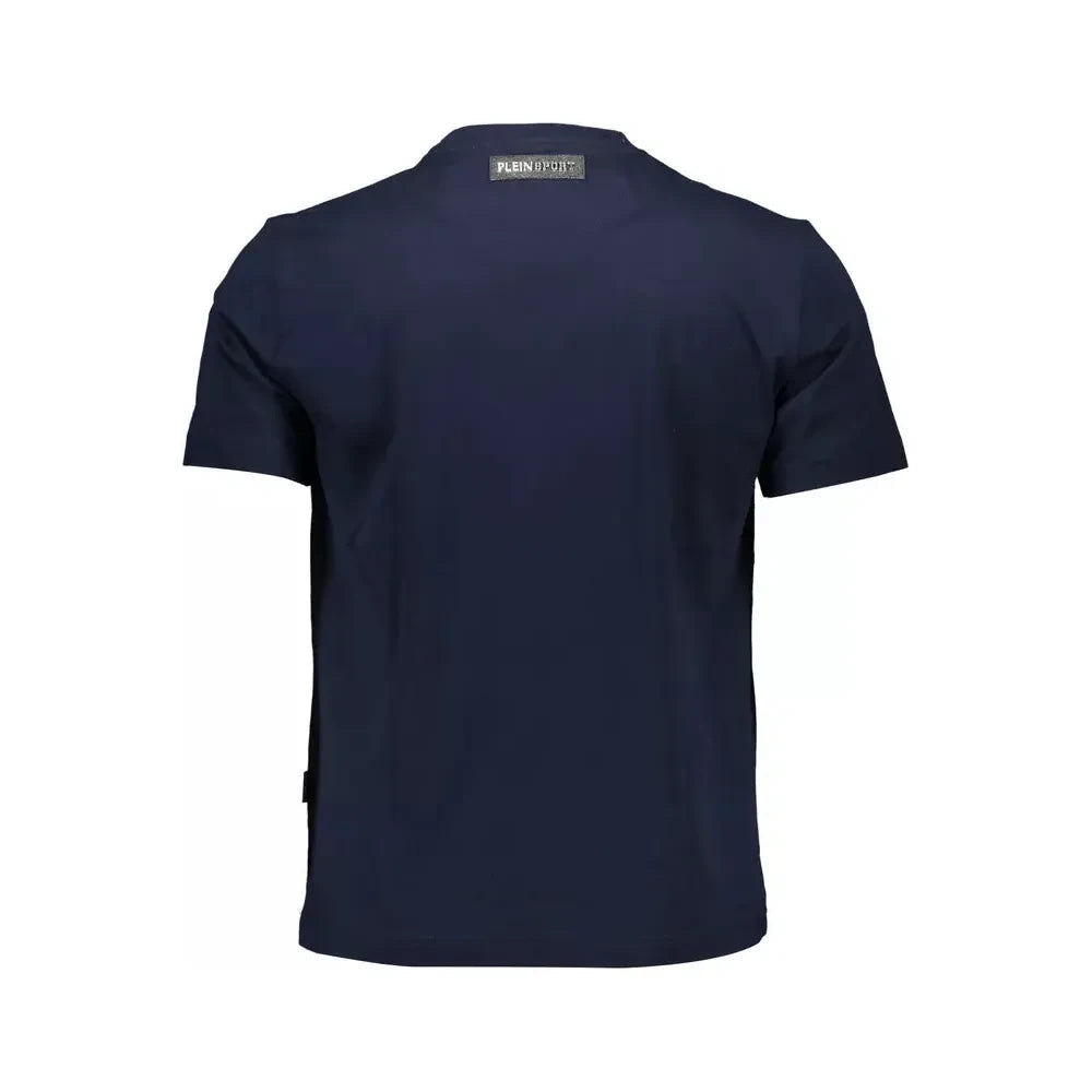 Plein Sport Electrify Blue Crew Neck Designer Tee Plein Sport