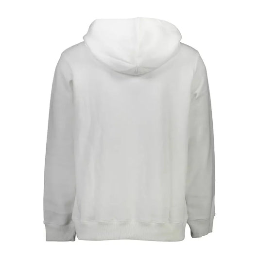 Calvin Klein Eco-Conscious White Hooded Sweatshirt Calvin Klein