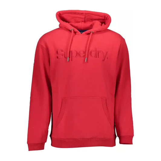 Superdry Chic Pink Hooded Sweatshirt with Embroidery Superdry