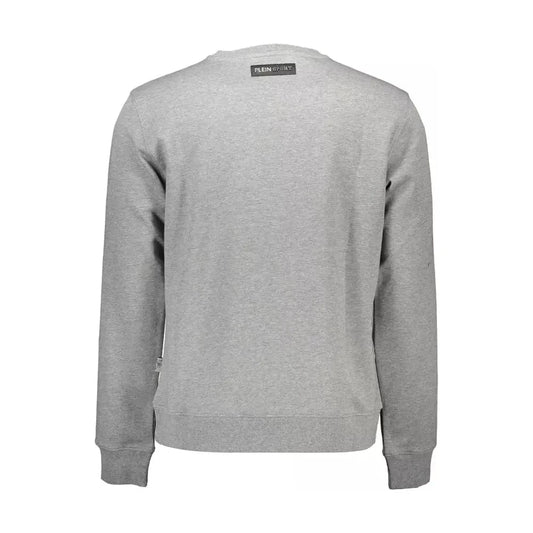 Plein Sport Athletic Grey Logo Print Sweatshirt Plein Sport