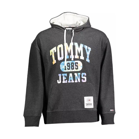 Tommy Hilfiger Elevated Casual Black Cotton Hoodie Tommy Hilfiger