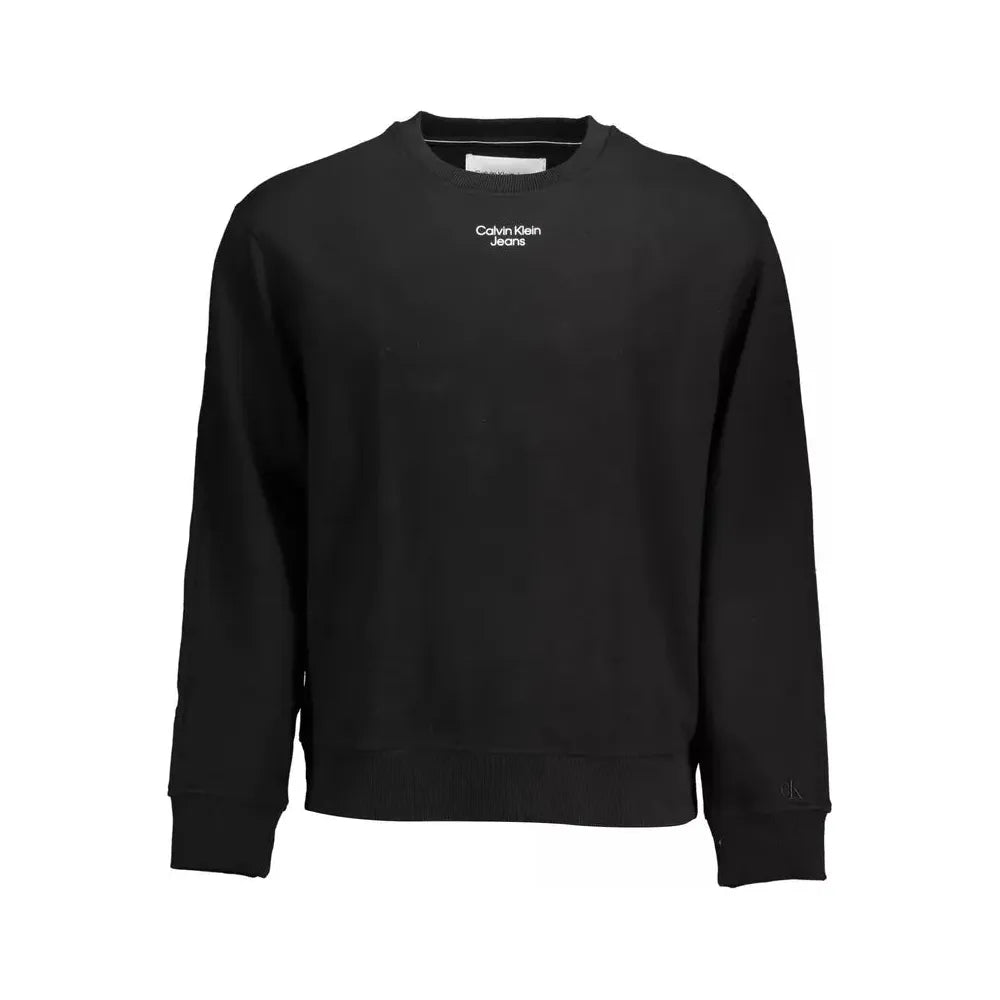 Calvin Klein Sleek Cotton Logo Sweatshirt - Timeless Style Calvin Klein