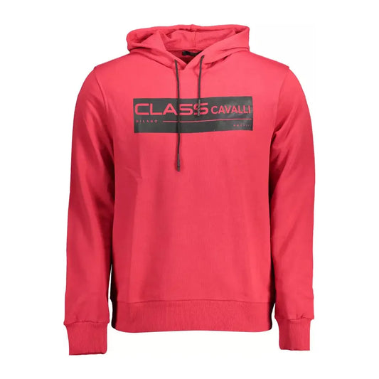 Cavalli Class Elevate Your Comfort with Luxe Cotton Hoodie Cavalli Class