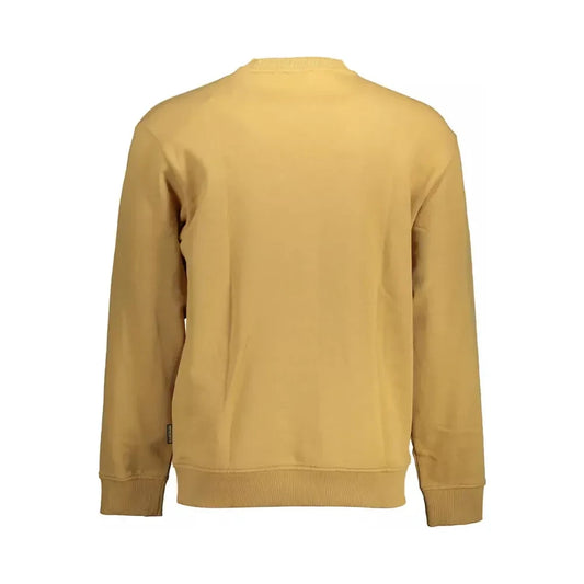 Napapijri Beige Cotton Men Sweater Napapijri