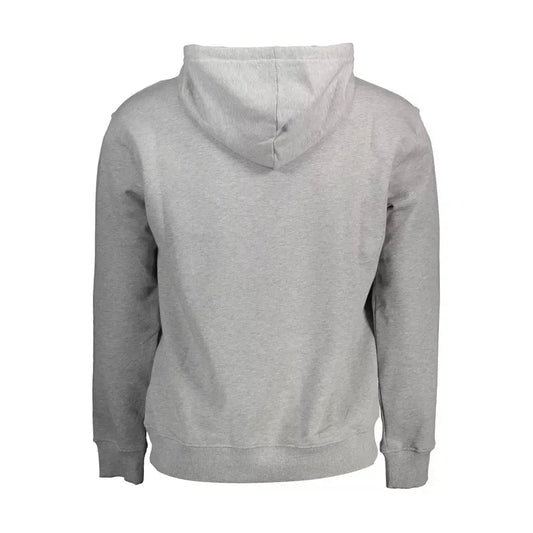 North Sails Chic Gray Long-Sleeved Hooded Sweatshirt North Sails