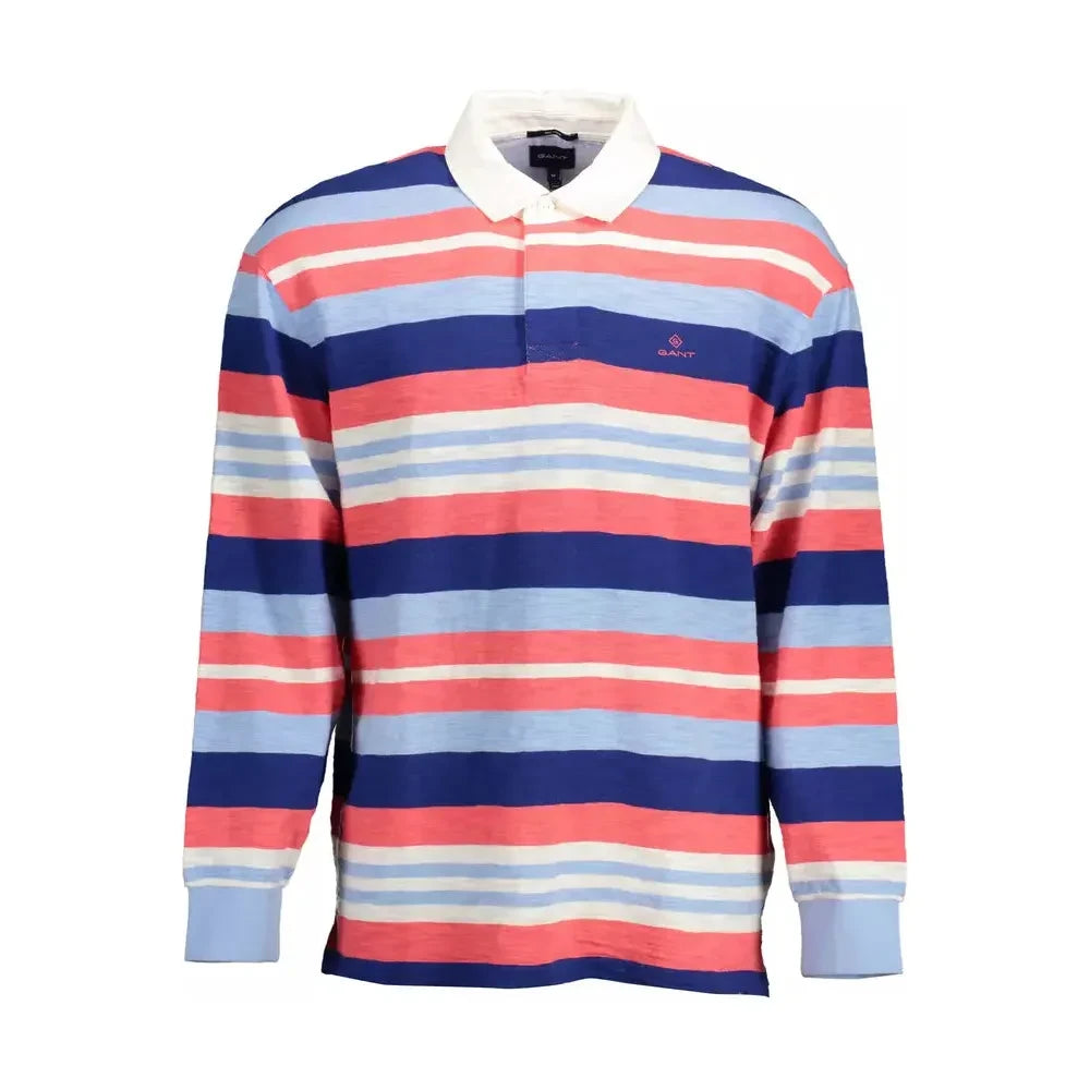 Gant Sophisticated Long-Sleeve Polo with Contrast Details Gant