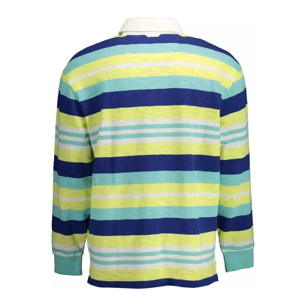 Gant Elegant Long-Sleeved Yellow Polo with Contrasting Details Gant