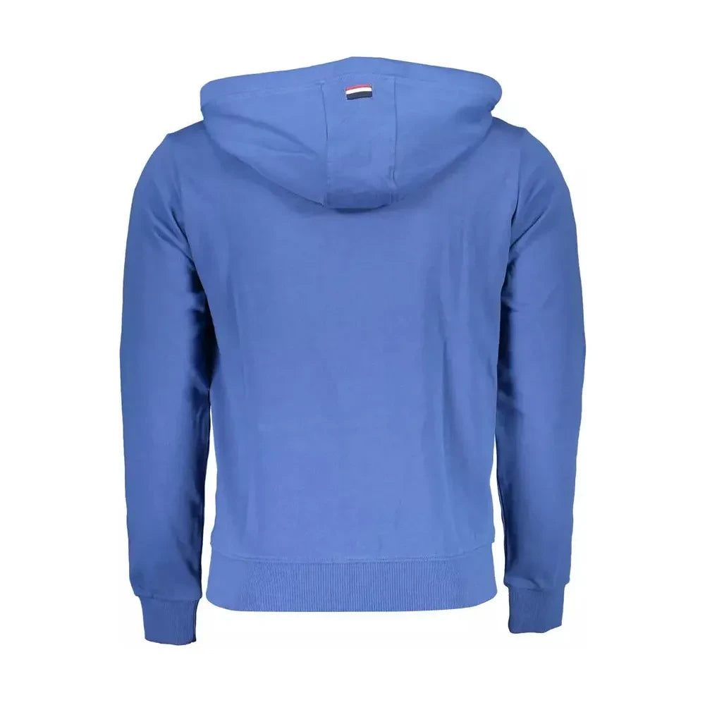 U.S. POLO ASSN. Chic Blue Cotton Hooded Sweatshirt U.S. POLO ASSN.