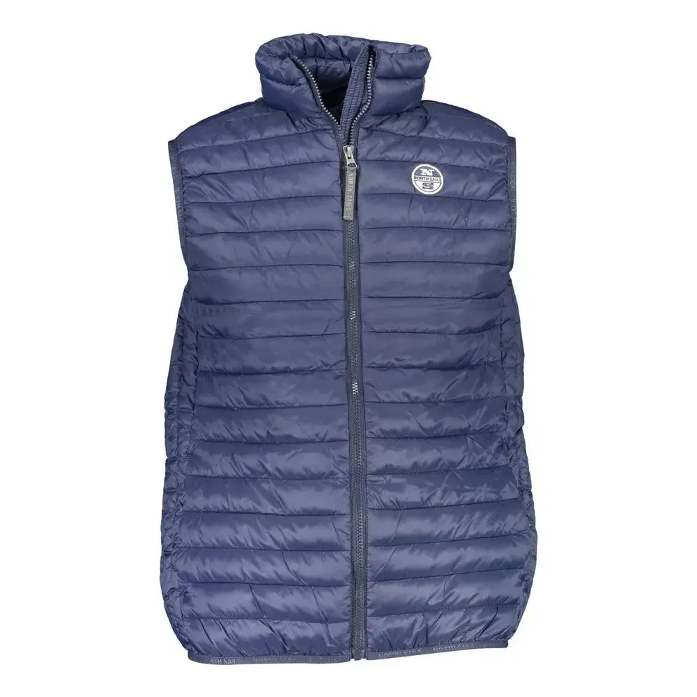 North Sails Sleek Sleeveless Zip Jacket with Logo Detail North Sails