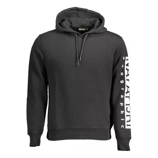 Napapijri Sleek Hooded Sweatshirt with Signature Print Napapijri