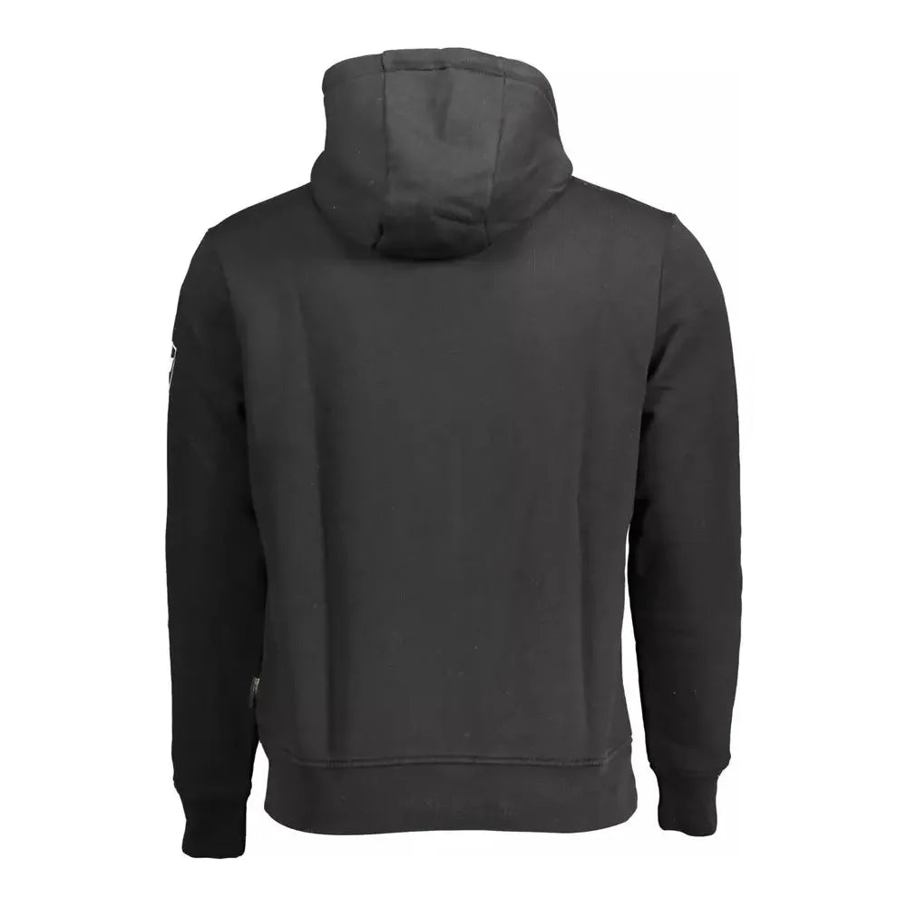 Napapijri Sleek Hooded Sweatshirt with Signature Print Napapijri