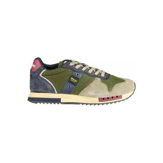 Blauer Green Polyethylene Men Sneaker Blauer