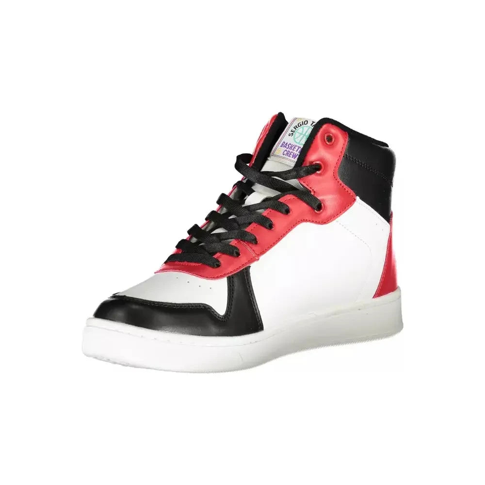 Sergio Tacchini Elevate Your Game with High-Top White Sneakers Sergio Tacchini