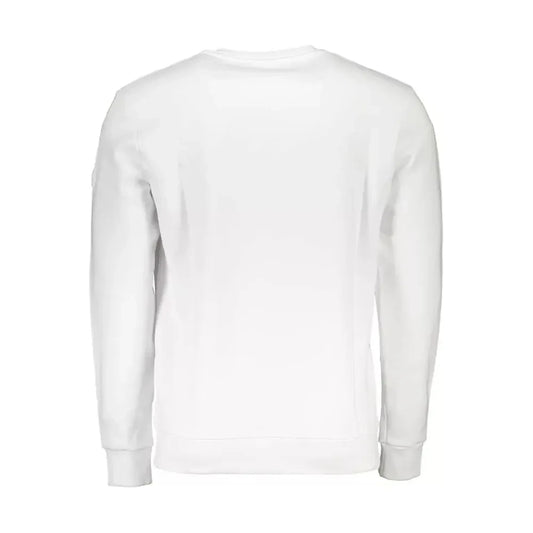 North Sails White Cotton Men Sweater North Sails