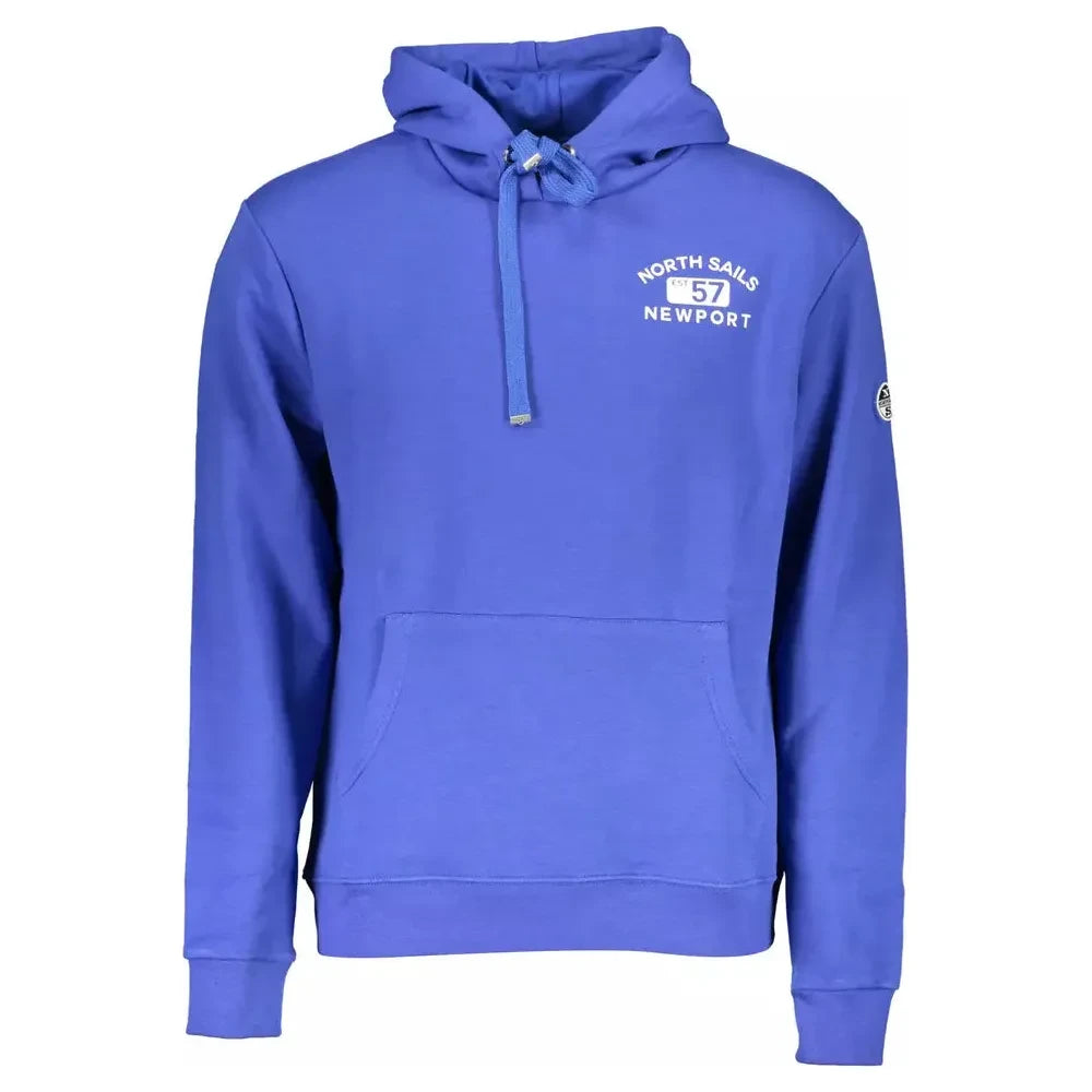 North Sails Chic Blue Hooded Long-Sleeved Sweatshirt North Sails