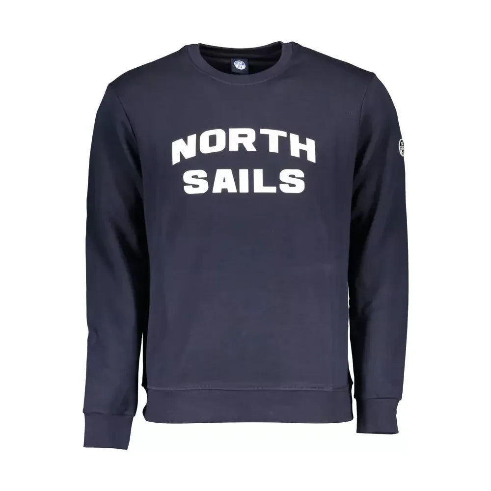 North Sails Blue Long-Sleeved Printed Sweatshirt North Sails