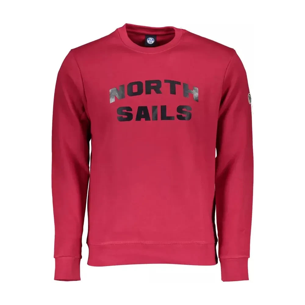 North Sails Chic Pink Printed Crew Neck Sweatshirt North Sails