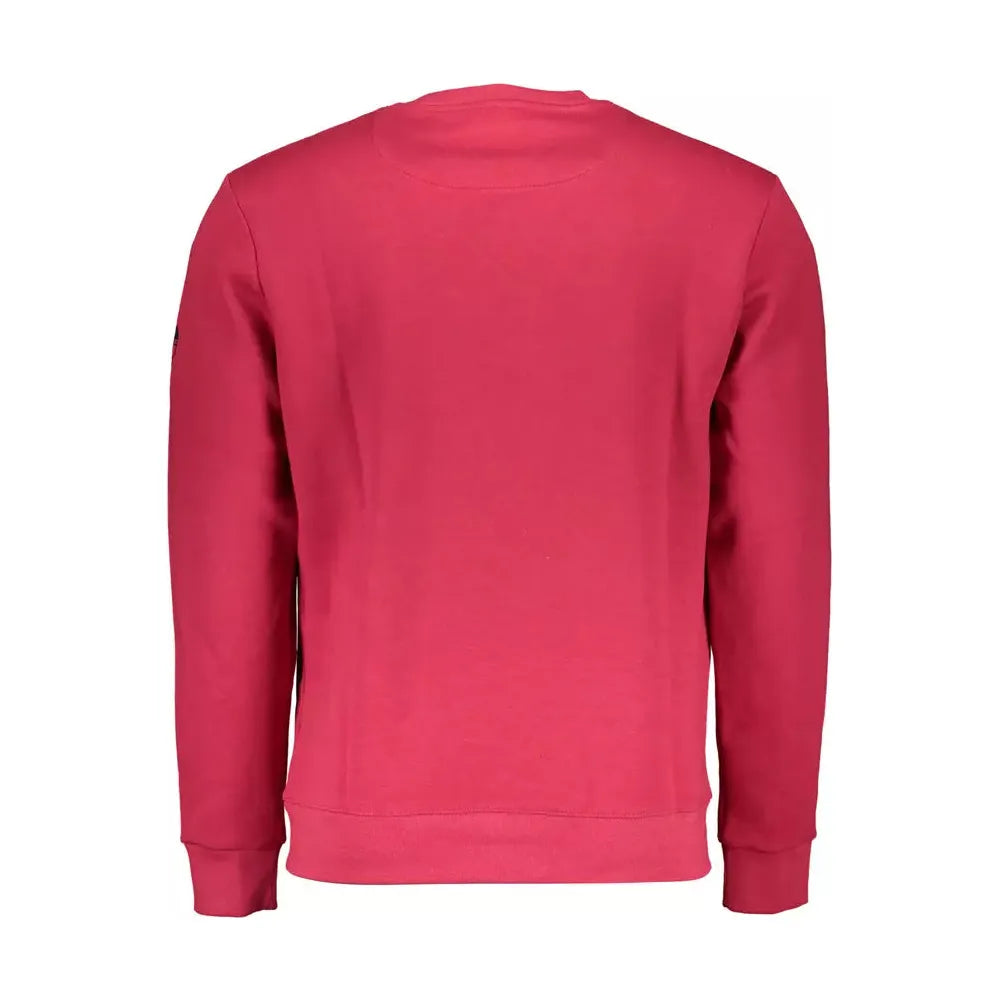 North Sails Red Cotton Men Sweater North Sails