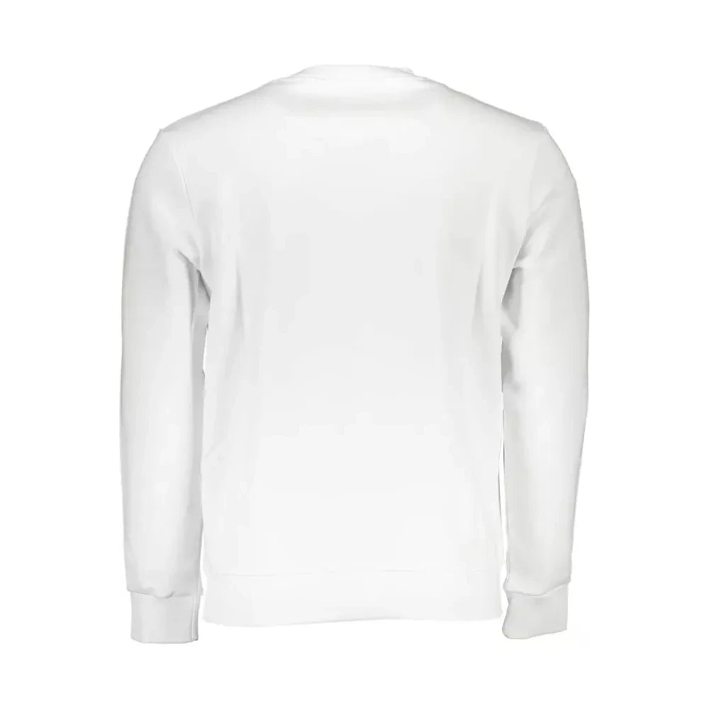 North Sails Sleek White Long-Sleeved Sweatshirt North Sails