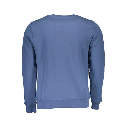 North Sails Blue Cotton Men Sweater North Sails