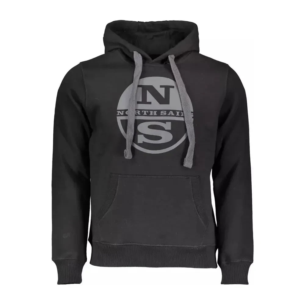 North Sails Classic Black Hooded Sweatshirt North Sails