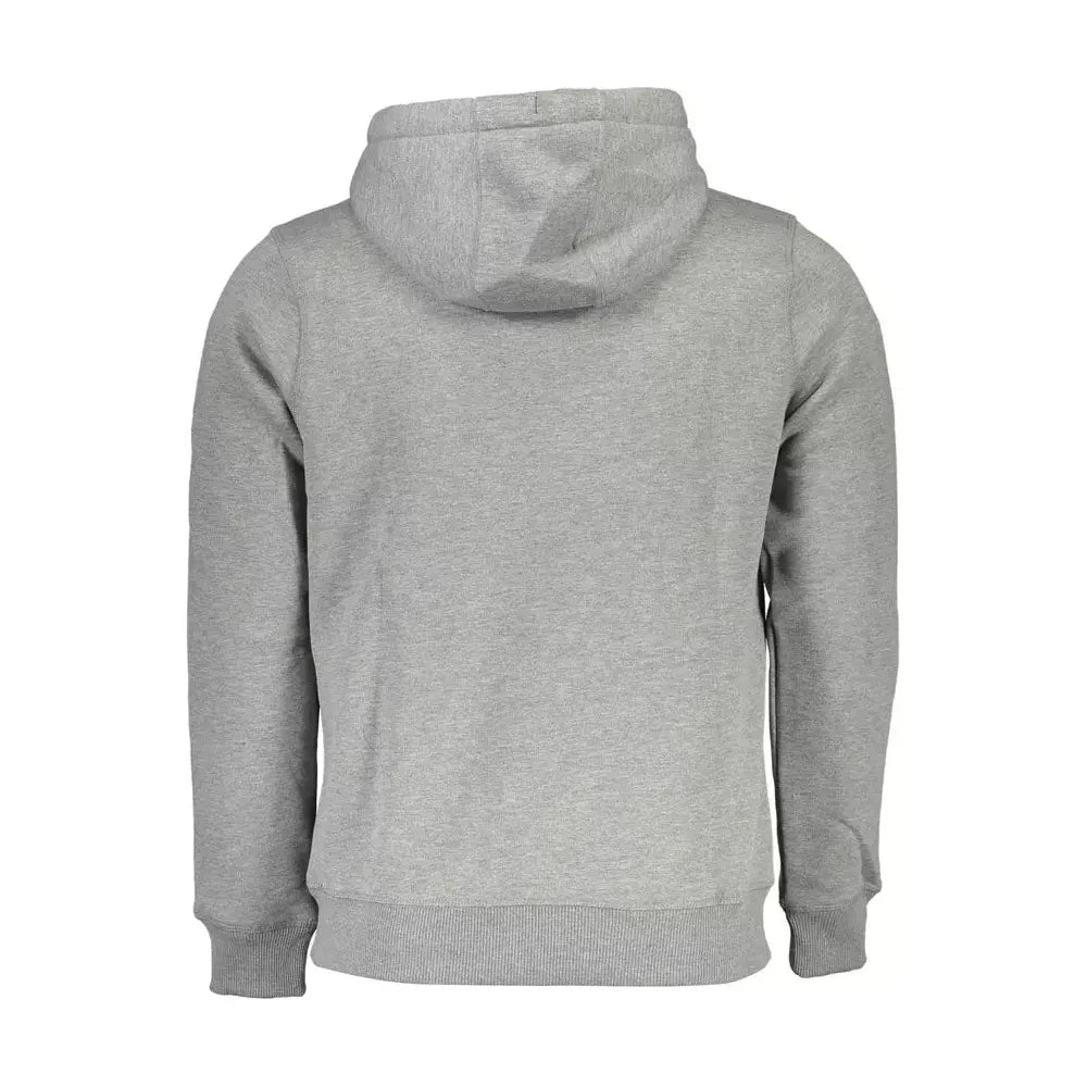 North Sails Elegant Gray Hooded Sweatshirt with Logo North Sails