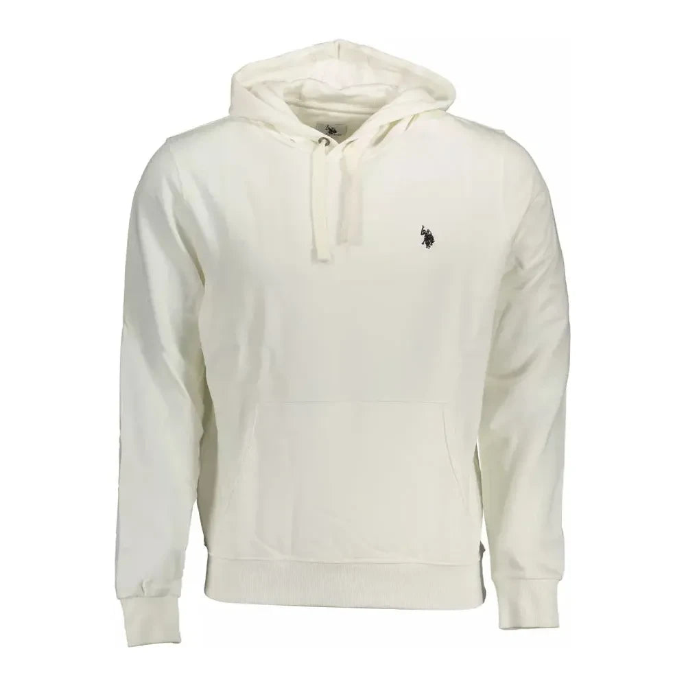 U.S. POLO ASSN. Chic White Cotton Hooded Sweatshirt U.S. POLO ASSN.