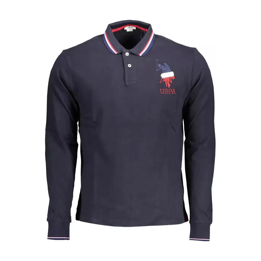 U.S. POLO ASSN. Classic Long-Sleeved Polo - Contrasting Accents U.S. POLO ASSN.