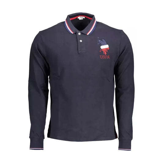 U.S. POLO ASSN. Classic Long-Sleeved Polo - Contrasting Accents U.S. POLO ASSN.