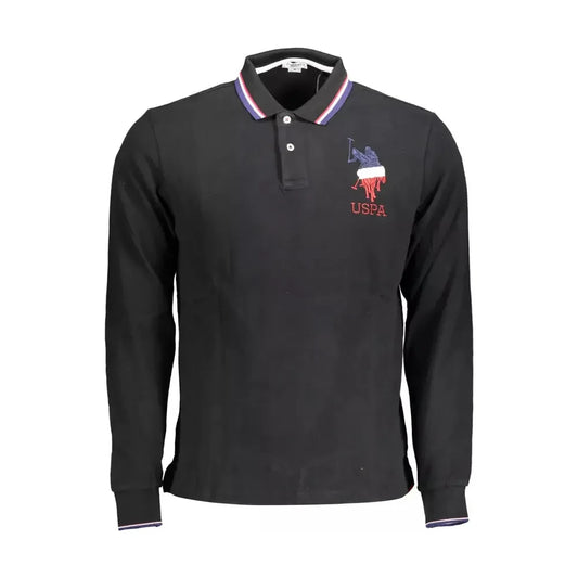 U.S. POLO ASSN. Elegant Long-Sleeve Polo with Embroidery U.S. POLO ASSN.