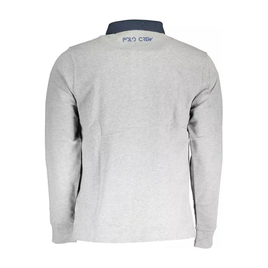 La Martina Elegant Long-Sleeved Polo with Contrasting Details La Martina