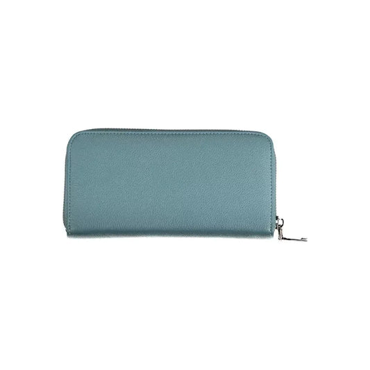 BYBLOS Blue Polyethylene Women Wallet BYBLOS