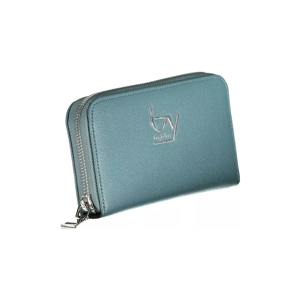 BYBLOS Chic Blue Polyethylene Wallet with Coin Purse BYBLOS