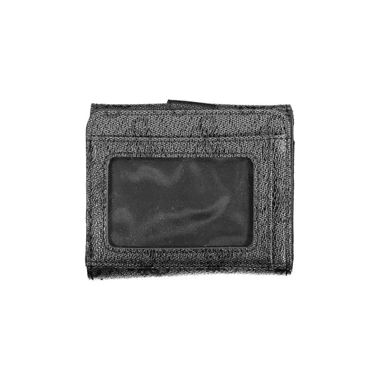 Guess Jeans Chic Black Wallet with Contrasting Details Guess Jeans