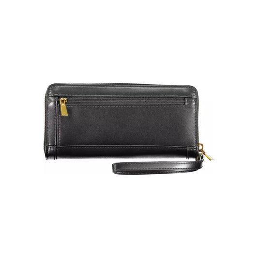 Guess Jeans Elegant Multi-Compartment Black Wallet Guess Jeans