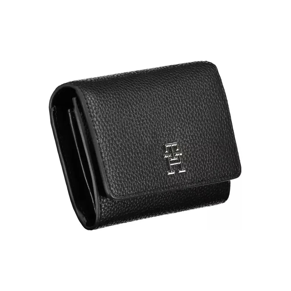 Tommy Hilfiger Black Polyethylene Women Wallet