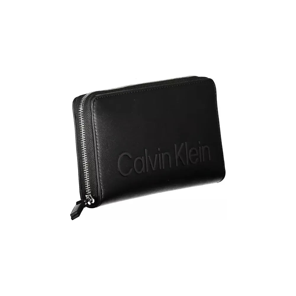 Calvin Klein Chic Black Polyethylene Wallet with RFID Block Calvin Klein