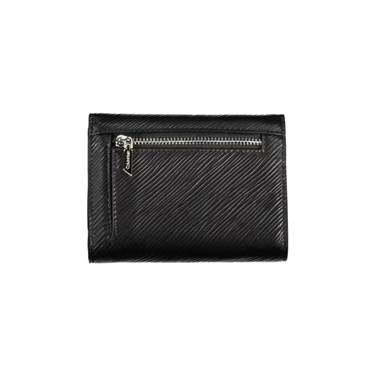 Calvin Klein Elegant Black RFID-Blocking Wallet with Snap Closure Calvin Klein