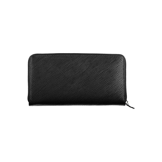 Calvin Klein Chic RFID-Safe Black Wallet with Zip Closure Calvin Klein