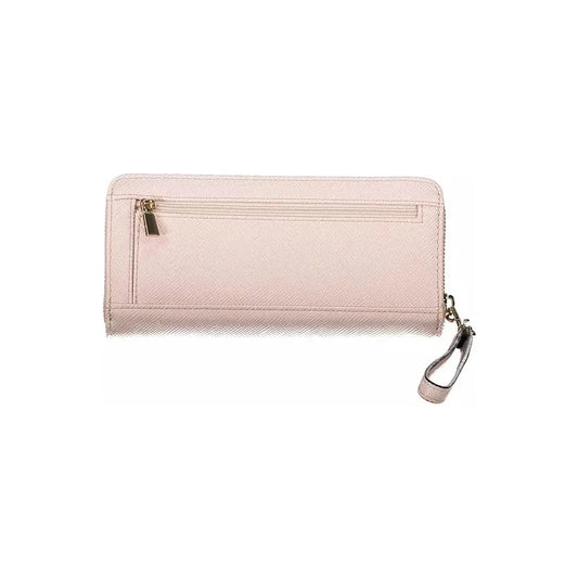 Guess Jeans Sleek Pink Polyethylene Men's Wallet Guess Jeans