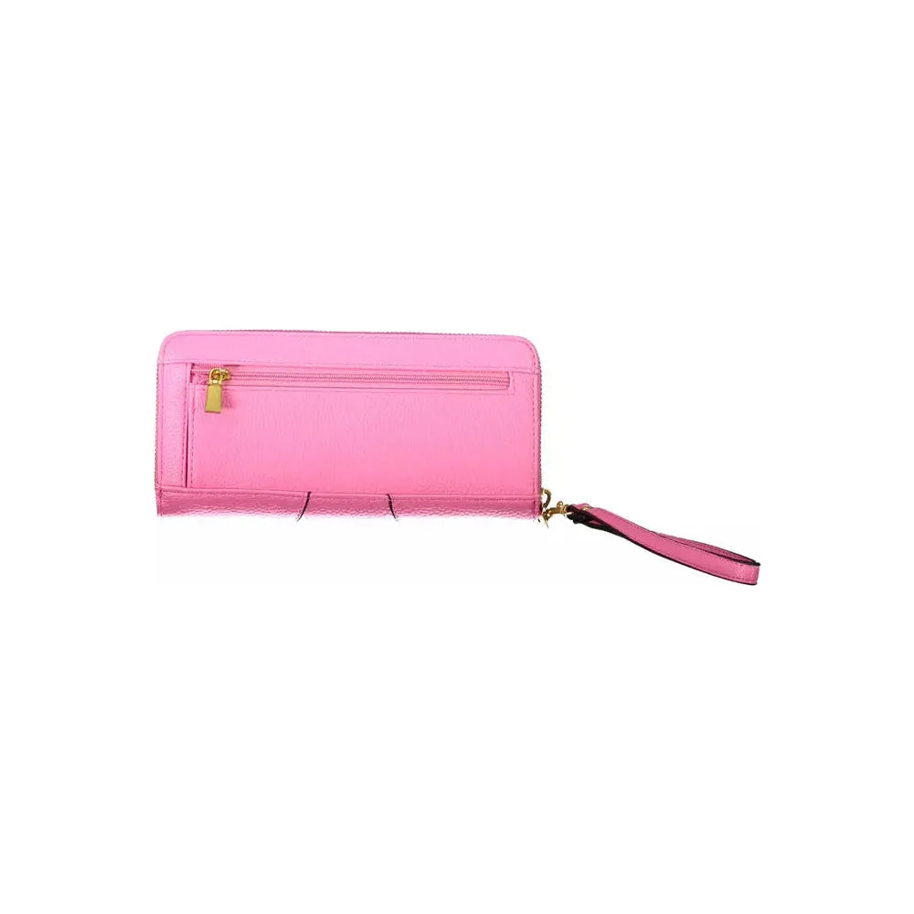 Guess Jeans Pink Polyethylene Women Wallet