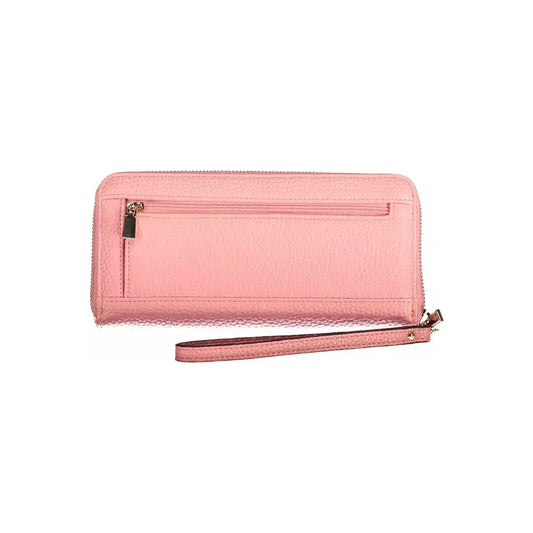 Guess Jeans Pink Polyethylene Women Wallet Guess Jeans