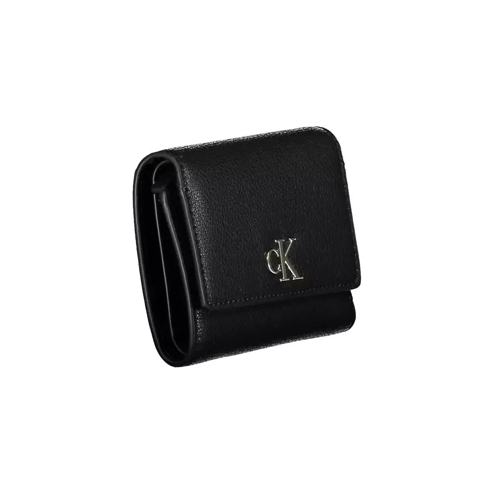 Calvin Klein Black Polyester Women Wallet Calvin Klein