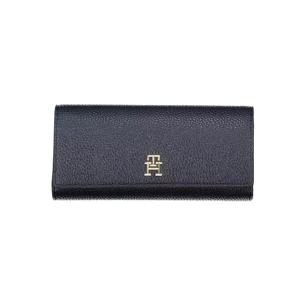 Tommy Hilfiger Elegant Blue Zip Wallet with Phone Compartment Tommy Hilfiger