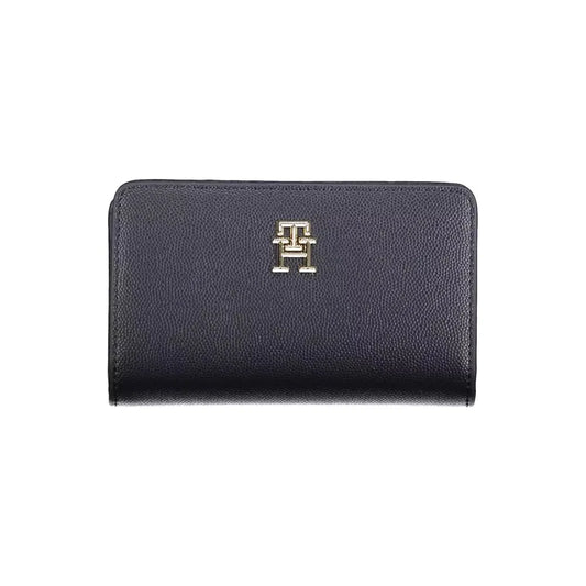 Tommy Hilfiger Elegant Blue Wallet with Multiple Compartments Tommy Hilfiger