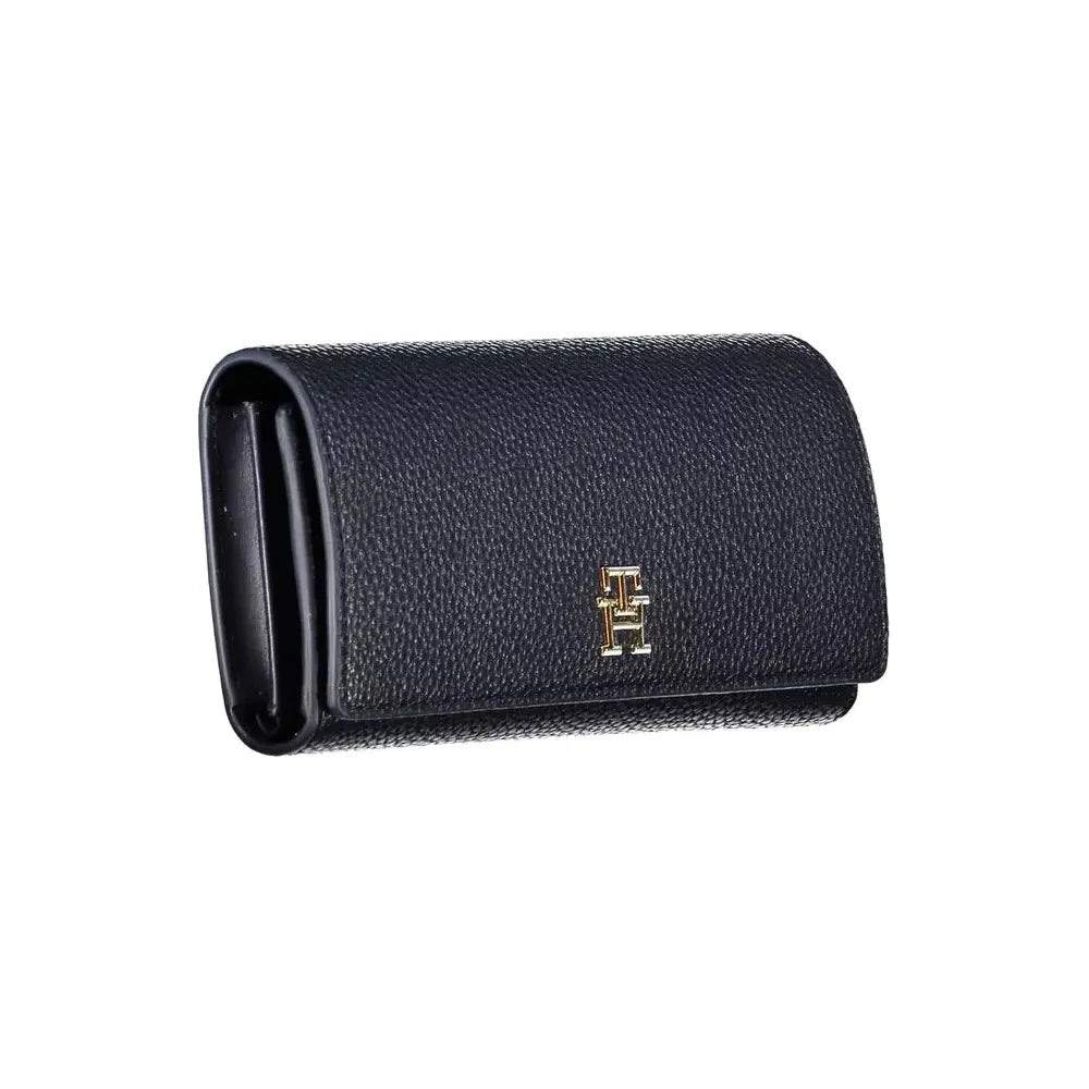 Tommy Hilfiger Elegant Blue Zip Wallet with Phone Compartment Tommy Hilfiger